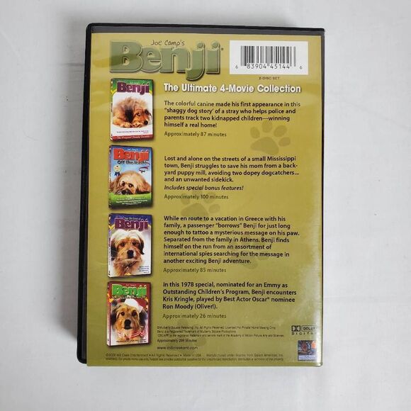 Benji: The Ultimate 4-Movie Collection DVD – Joe Camp’s Classic Family Films - Picture 3 of 3